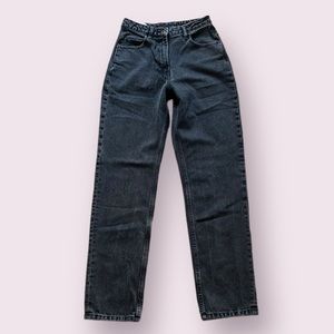 Collusion Black Wash Mom Jeans